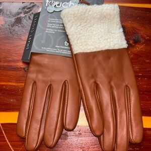 Fownes Touchpoint Cashmere Lined Leather Smart Gloves ladies medium